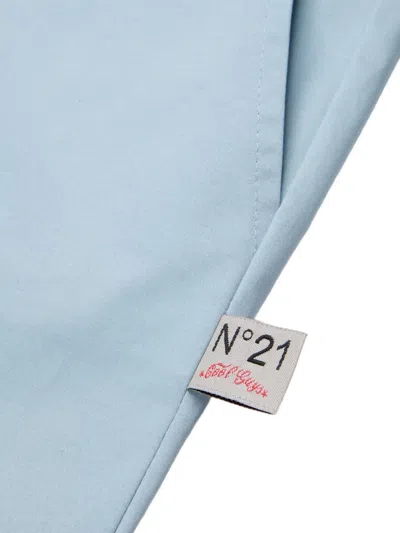 N°21 Button Trousers In Blue