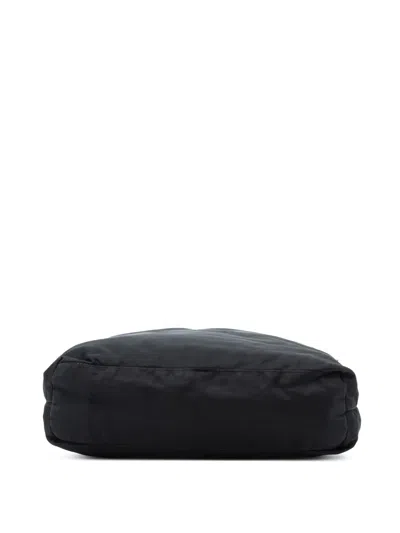 Pre-owned Prada 2000-2013 Tessuto Open Top Crossbody Bag In Black