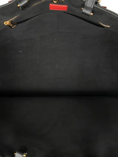 Pre-owned Louis Vuitton 2020 Monogram Empreinte Giant Crafty Onthego Gm Satchel In Black