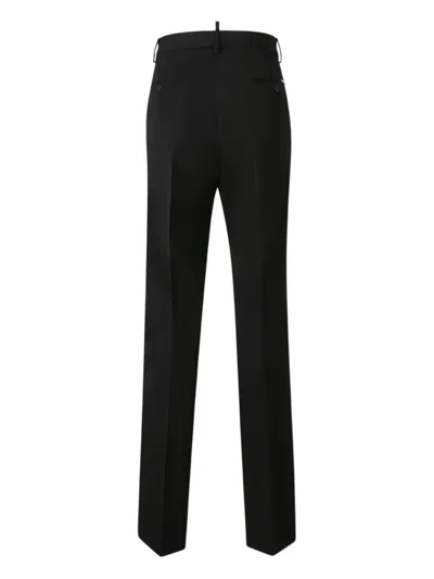 Dsquared2 Button Pockets Trousers In Black