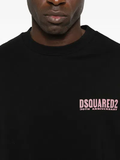 Dsquared2 Logo-print T-shirt In Black