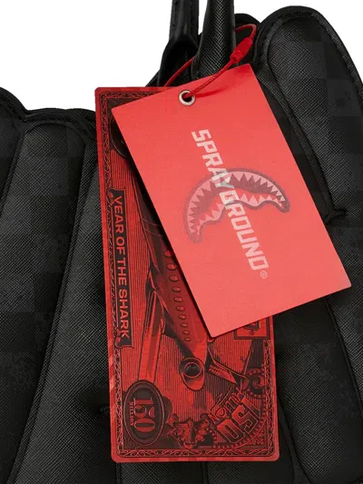 Sprayground Spritz Shark-shaped Top-handle Bag In Black