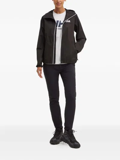 Helly Hansen Belfast Ii Hooded Zip-up Jacket In Black