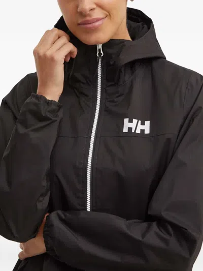 Helly Hansen Belfast Ii Hooded Zip-up Jacket In Black