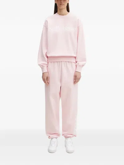 Aries Elastic-waistband Track Pants In Pink
