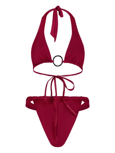 Paramidonna Mirla Ring Bikini In Red