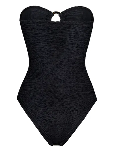 Paramidonna Rene Ring Cut-out Swimsuit In Black