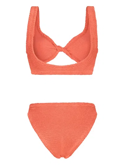 Paramidonna Donika Cutout Two Piece Swimsuit In Orange