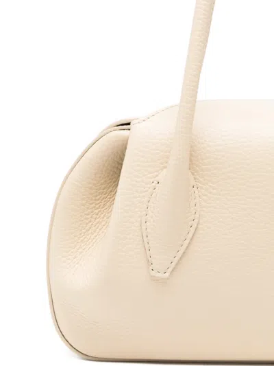 Yuzefi Oyster Shoulder Bag In Neutral