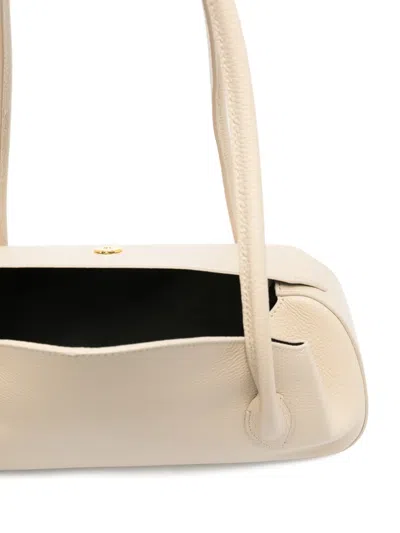 Yuzefi Oyster Shoulder Bag In Neutral