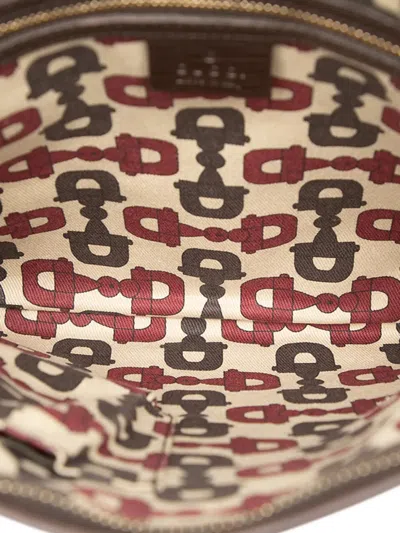 Pre-owned Gucci 2000-2015 Gg Canvas Jolicoeur Crossbody Bag In Brown