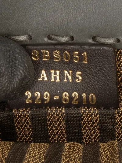 Pre-owned Fendi 2010-2025 Mini Sunshine Shopper Tote Satchel In Black