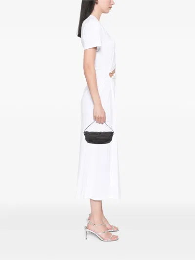 Pre-owned Gucci 2000-2015 Gg Denim Boat Shoulder Bag In Brown