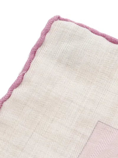 Pre-owned Hermes 2000-2025 Eperon D Or Et Tenues De Jour Cashmere Silk Shawl 140 Scarves In Brown