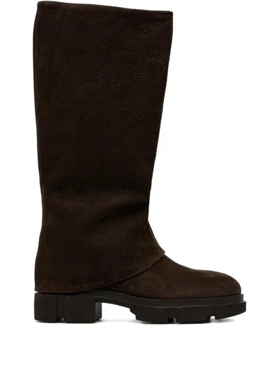 Copenhagen Chunky-sole Knee-high Boots In Multi
