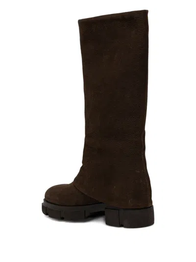Copenhagen Chunky-sole Knee-high Boots In Multi
