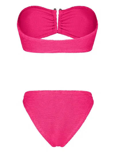 Paramidonna Frida Textured Bikini In Pink
