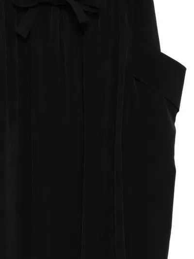 Yohji Yamamoto Pocket Tapered Trousers In Black