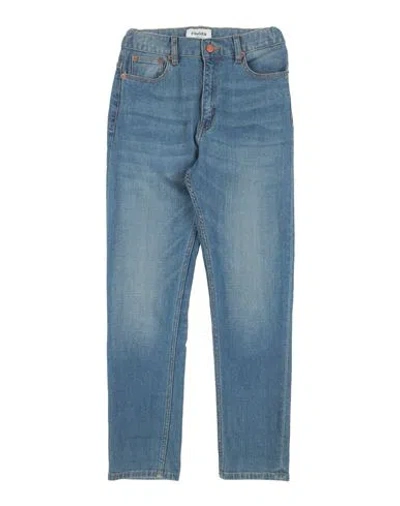 Finger In The Nose Toddler Boy Jeans Blue Size 4 Cotton, Polyester, Elastane In Blue