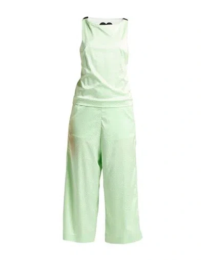 Rrd Woman Jumpsuit Light Green Size 8 Polyester, Elastane In Green