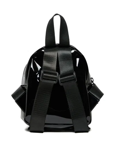 Diesel Debossed-logo Backpack In Black