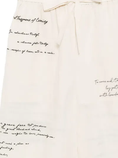 Zimmermann Dream Embroiderd Pants In White