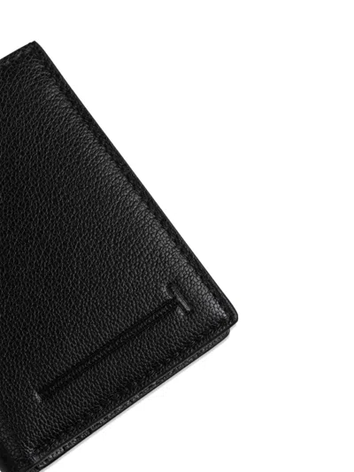Tom Ford Embossed-logo Foldable Leather Cardholder In Multi