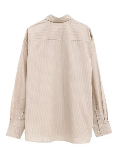 Baserange Claude Striped Shirt In Neutral