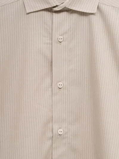 Baserange Claude Striped Shirt In Neutral