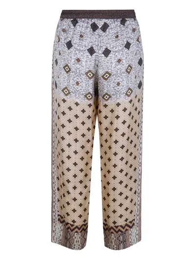 Pierre-louis Mascia Patterned Trousers In Neutral