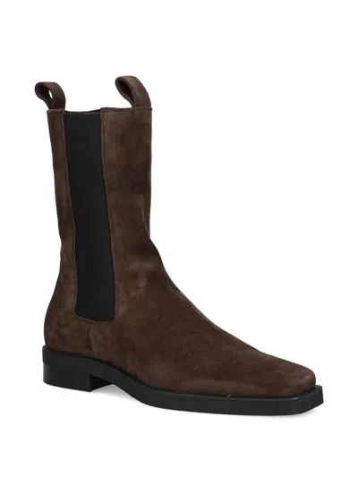 Copenhagen Pull-tab Chelsea Boots In Brown