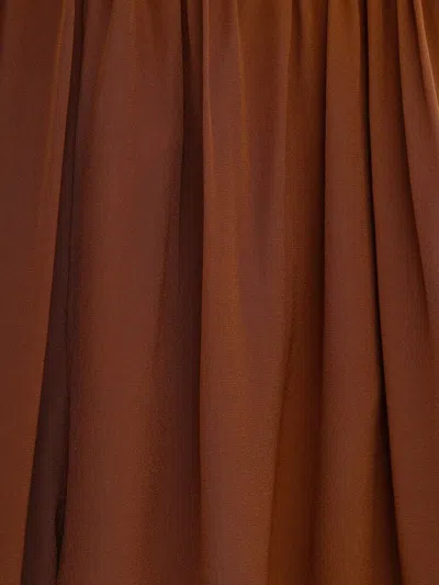 Baserange Tin Elasticated Trousers In Brown