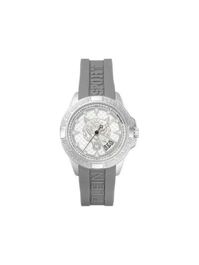 Plein Sport Tiger-motif 44mm Watch In White