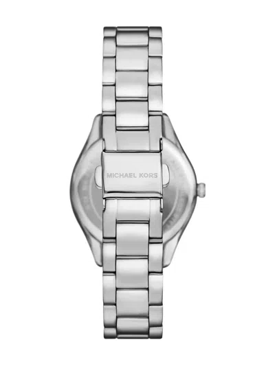 Michael Kors Lauryn 33mm Watch Set In Silver