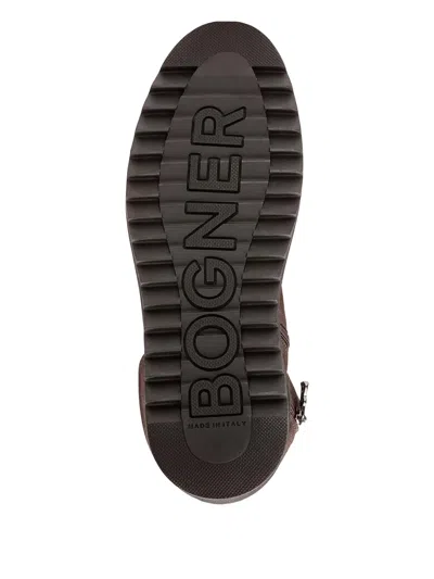 Bogner Lace-up Ankle Boots In Brown