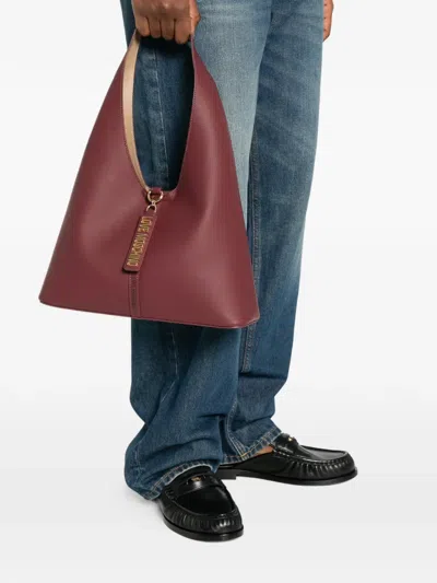 Love Moschino Charm Shoulder Bag In Red