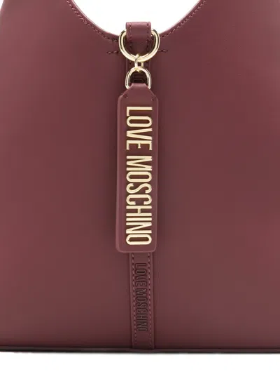 Love Moschino Charm Shoulder Bag In Red