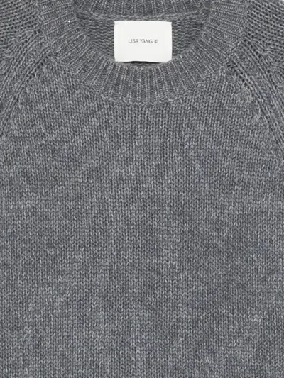 Lisa Yang Anine D Crew-neck Sweater In Gray