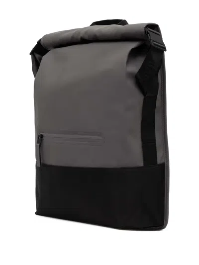 Rains Trail Rolltop Backpack In Gray