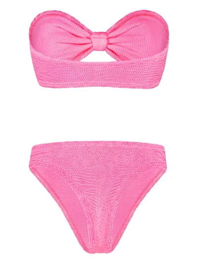 Paramidonna Lucy Bow-design Bikini In Pink