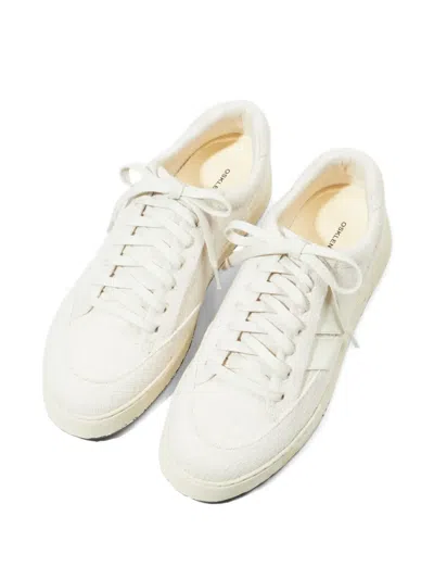 Osklen Cotton Lace-up Sneakers In White