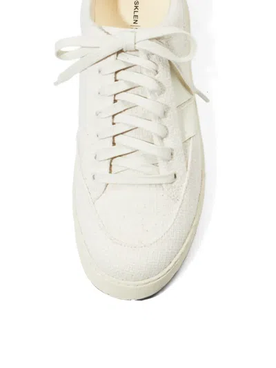 Osklen Cotton Lace-up Sneakers In White