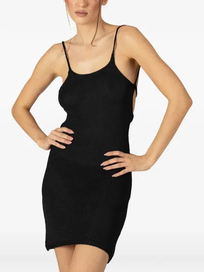 PALOMA 钩编针织迷你连衣裙