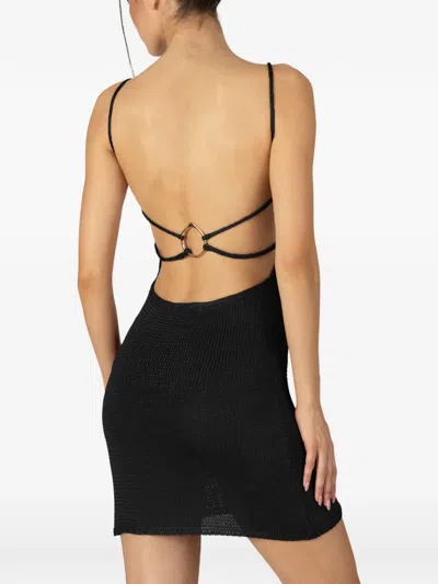 PALOMA 钩编针织迷你连衣裙