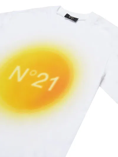 N°21 Graphic T-shirt In White