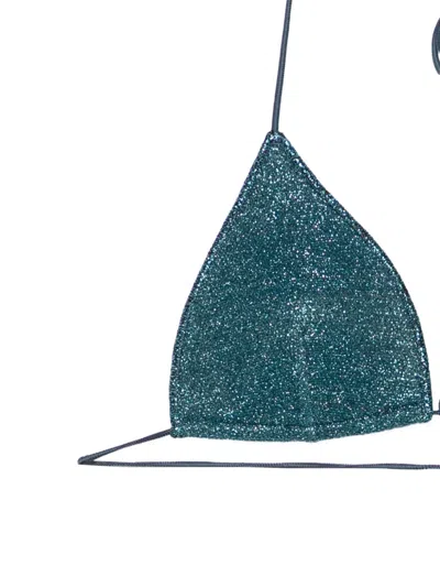 Oseree Triangle Bikini In Blue