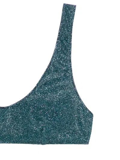 Oseree Shimmer Two-piece Swimwear In Brown