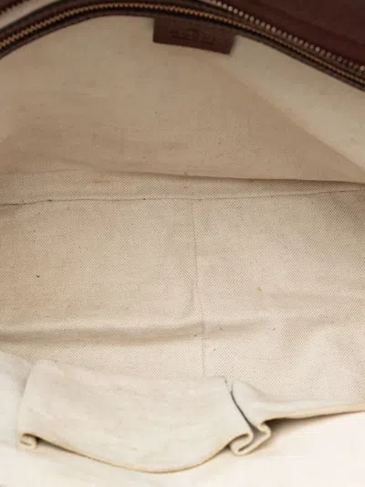 Pre-owned Gucci 2016-2025 Gg Canvas Bree Tote Bag In Brown