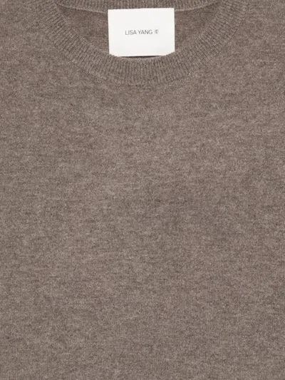 Lisa Yang Cila Crewneck T-shirt In Brown