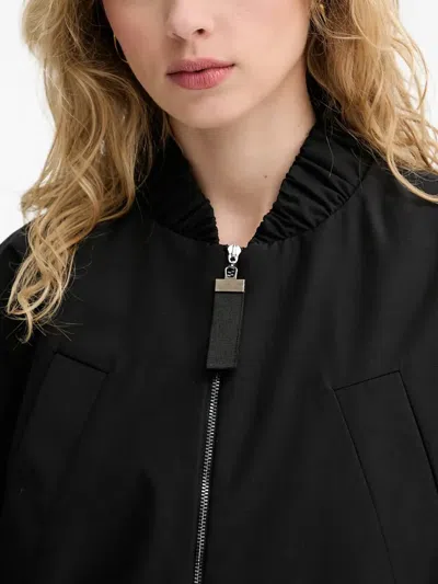 Mmc Studio Zip Bomber Jacket In Black